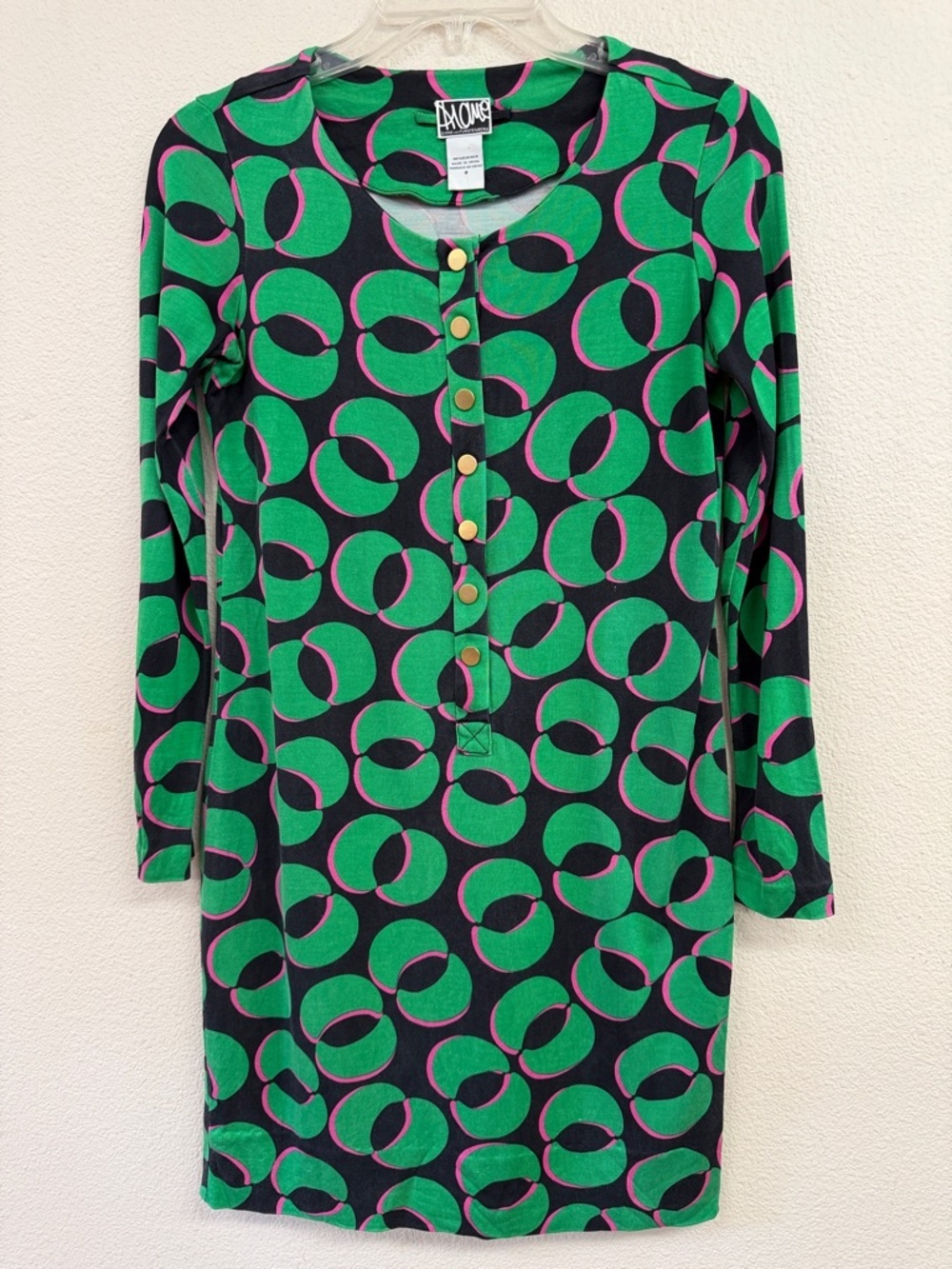 DVF Diane Von Furstenberg Silk Knit dress Size 0